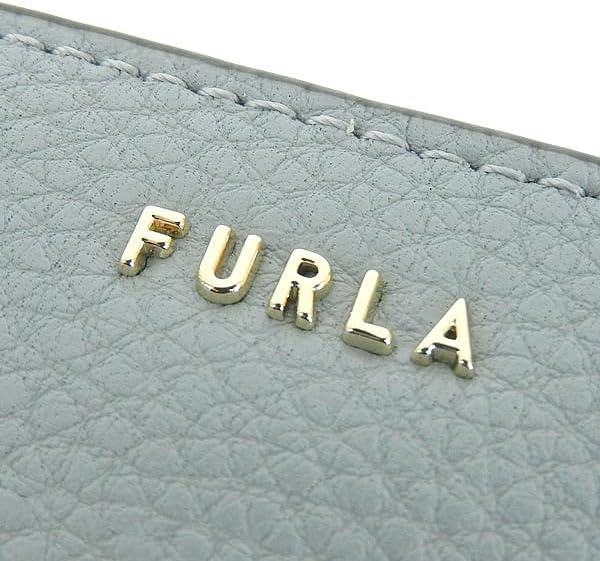 [フルラ] 財布 レディース 2つ折り 折財布 コンパクト アウトレット ブランド レザー ブルー RITZY S BI FOLD