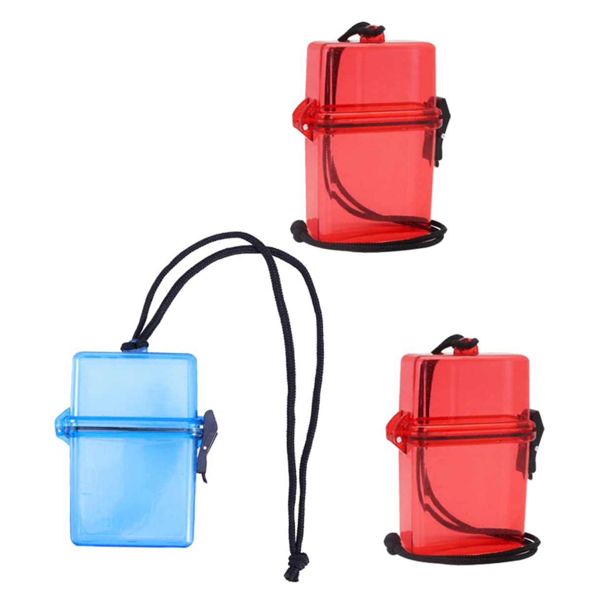 BIUDECO Sealing Case Small Portable Watertight Case for First Aid Items Camping Hiking Random Color