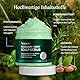 Kopfhautpeeling,Rosmarin-Kopfhautpeeling-Shampoo, 2-in-1-Kopfhautbehandlung mit Minzöl, Haarbehandlung zur Klärung und Entfernung von Ablagerungen mit Silikon-Kopfhautmassagegerät, 10,6 oz/300 g