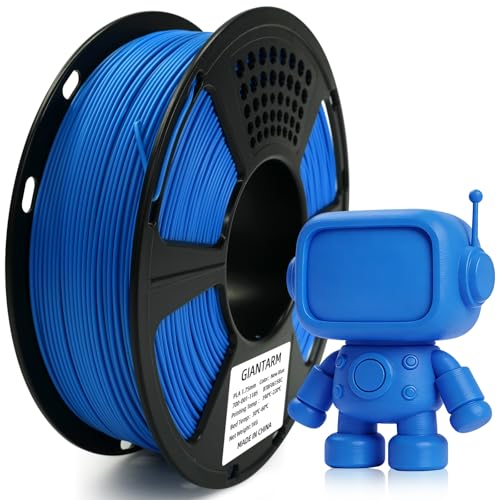 Image of GAINTARM 3D Printer Filament,Blue PLA Filament 1.75mm,Neatly Wound 3D Printing Filament,1kg Spool (2.2lbs),Dimensional Accuracy + /- 0.02 mm, Fit Most FDM 3D Printers