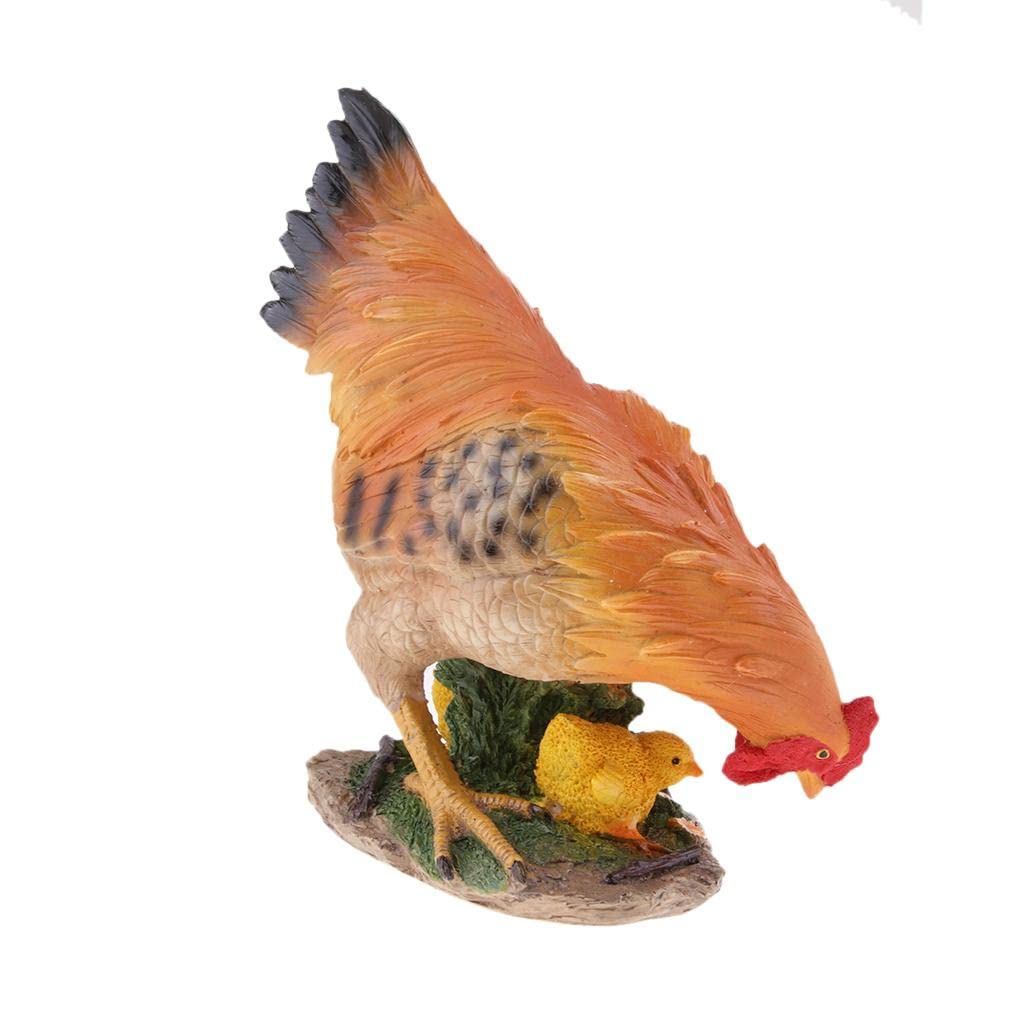 Figura de animal de resina artesanal con detalles realistas de alta gama