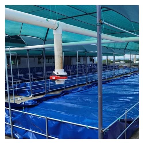 Estanque para peces portátil en lona resistente para combatir la sequía exterior 5