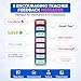 Teacher Stamps Self Inking Set of 8 - Motivational Classroom Grading Stamps for Teachers, Colorful Reward Stamp Set for Homework & Tests - Gift for Teachers, Teacher Supplies for School, Darice