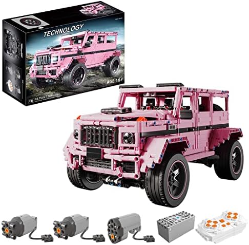 DIYI DIY Off-Road Vehicle Building Block Set, 2.4G/APP RC Off-Road Car with Motor, 1/8 Collectible Cars Building Kit, 2829 Pieces Building Bricks Compatible with Lego Technic
