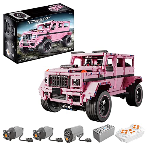 Diyi Diy Off-Road Vehicle Building Block Set, 2.4G/App Rc Off-Road Car With Motor, 1/8 Collectible Cars Building Kit, 2829 Pieces Building Bricks Compatible With Lego Technic #TOP17