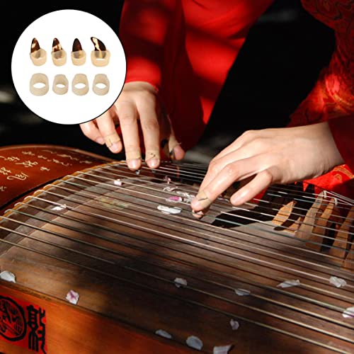 GLEAVI Ukulélé Bagues Médiator Guitares Protecteurs Années De Jeu Acoustique Protecteur Pouce Grande Protection Beige… - Les Beatles, Paul McCartney, John Lennon, RIngo Starr, George Harrison GLEAVI Ukulélé Bagues Médiator Guitares Protecteurs Années De Jeu Acoustique Protecteur Pouce Grande Protection Beige… – Image 5