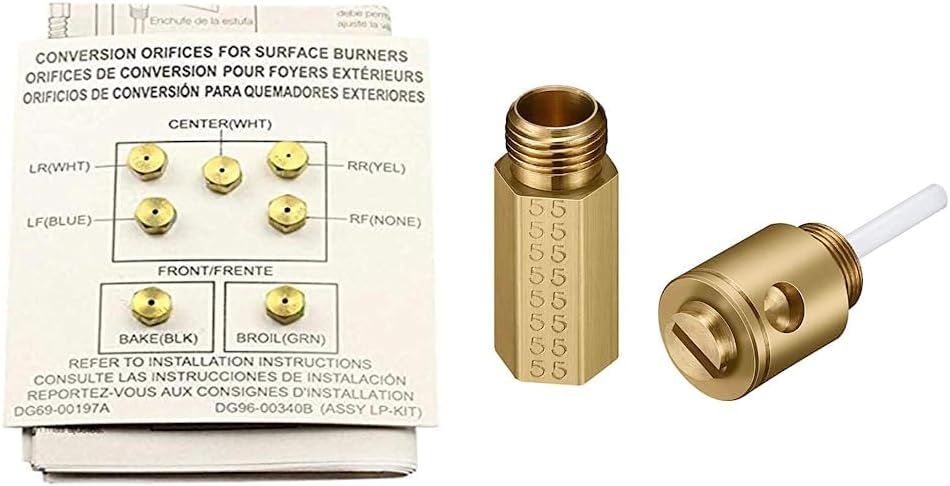 Samsung DG96-00340B Assy Lp Kit & Conversion Kit for 20,000 BTU Gas Dryers, Convert Laundry Machine from Natural Gas to Liquid Propane (LP) Gas, LPKIT-4/XAA