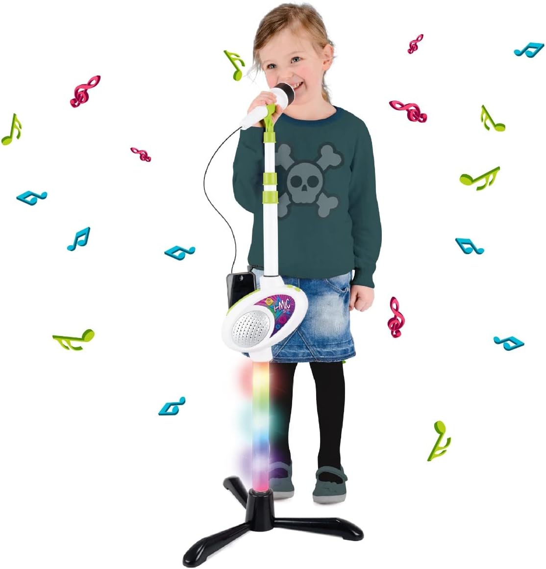 Toyrific | Complete Karaoke Microphone for Kids, Beginner with MP3 Sing Stand - I-Microphone