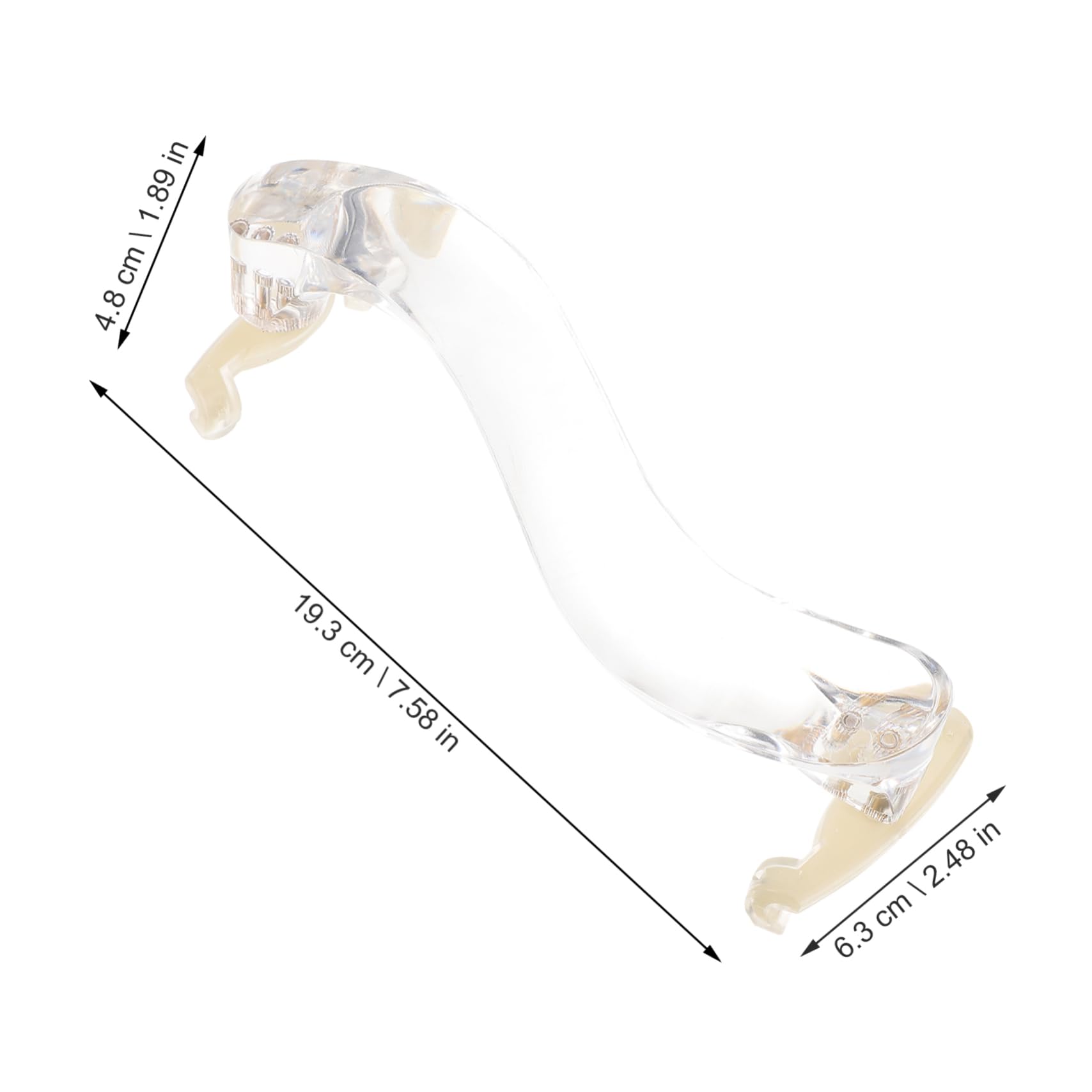 GOOHOCHY Acrylic Shoulder Pad for Violin Easy-use Shoulder Support Portable Violin Accessory