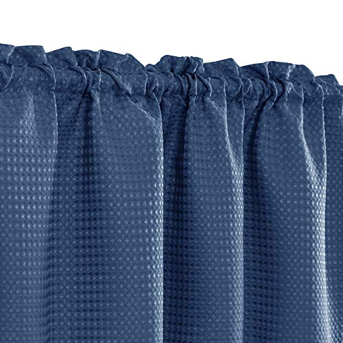 TOPICK Tenda da bistrò, con motivo a nido d'ape