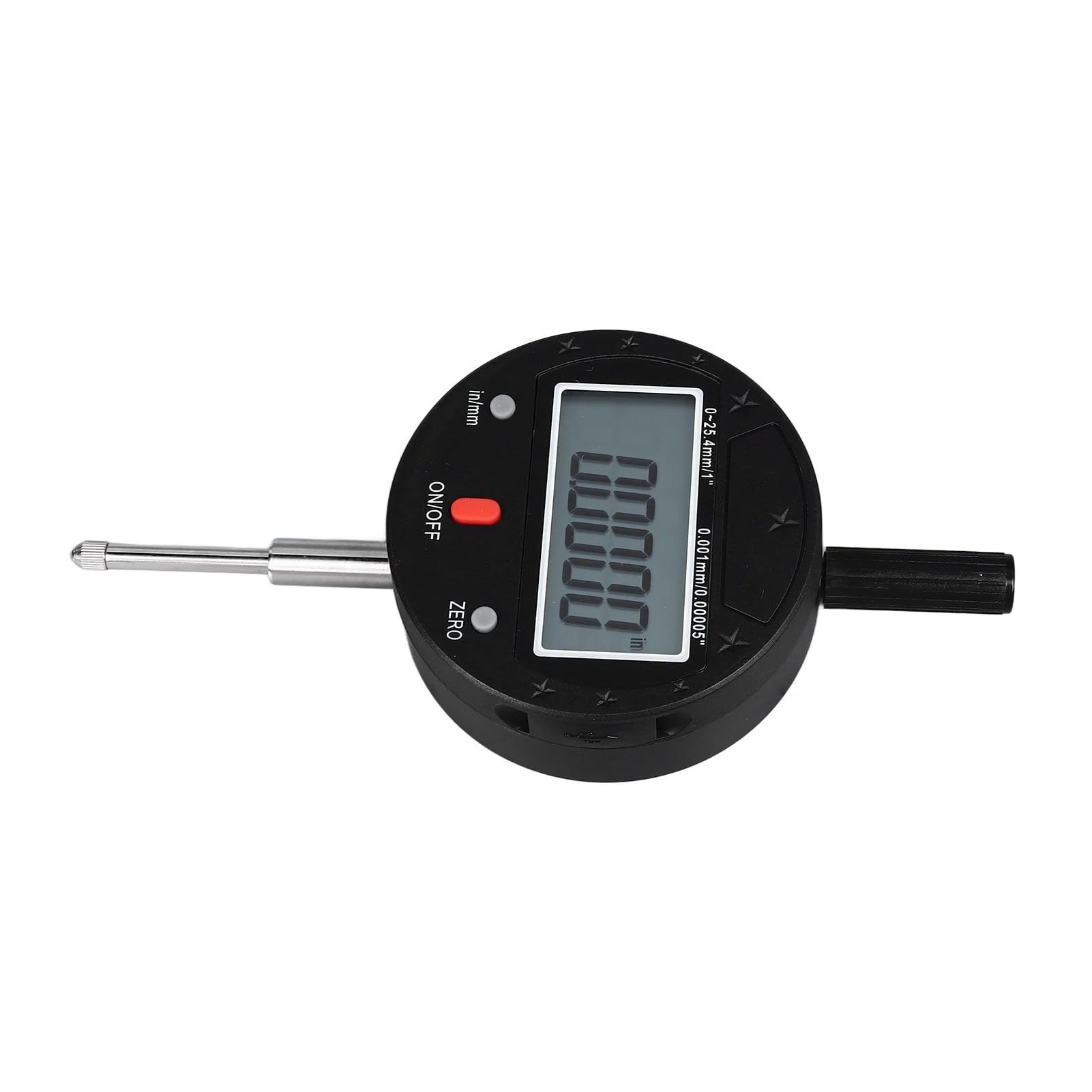 Dial digital Indir 3V 0 rango de 25,4 mm, dial electrónico Indir con resolución de 0,001 mm, sonda IP54 Indir para