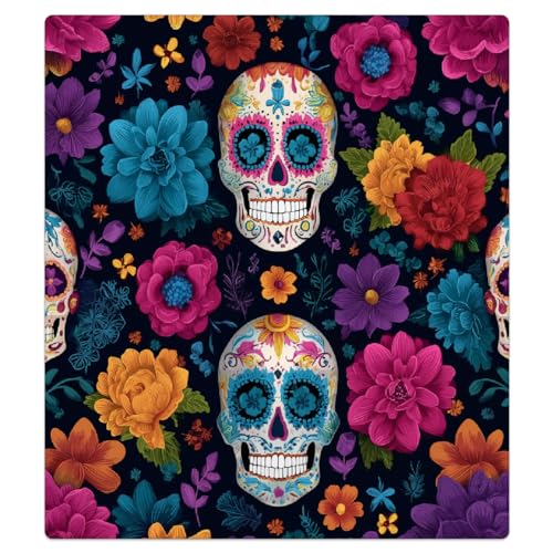 Funda magnética para lavavajillas Mexpekil calaveras 53x66 cm
