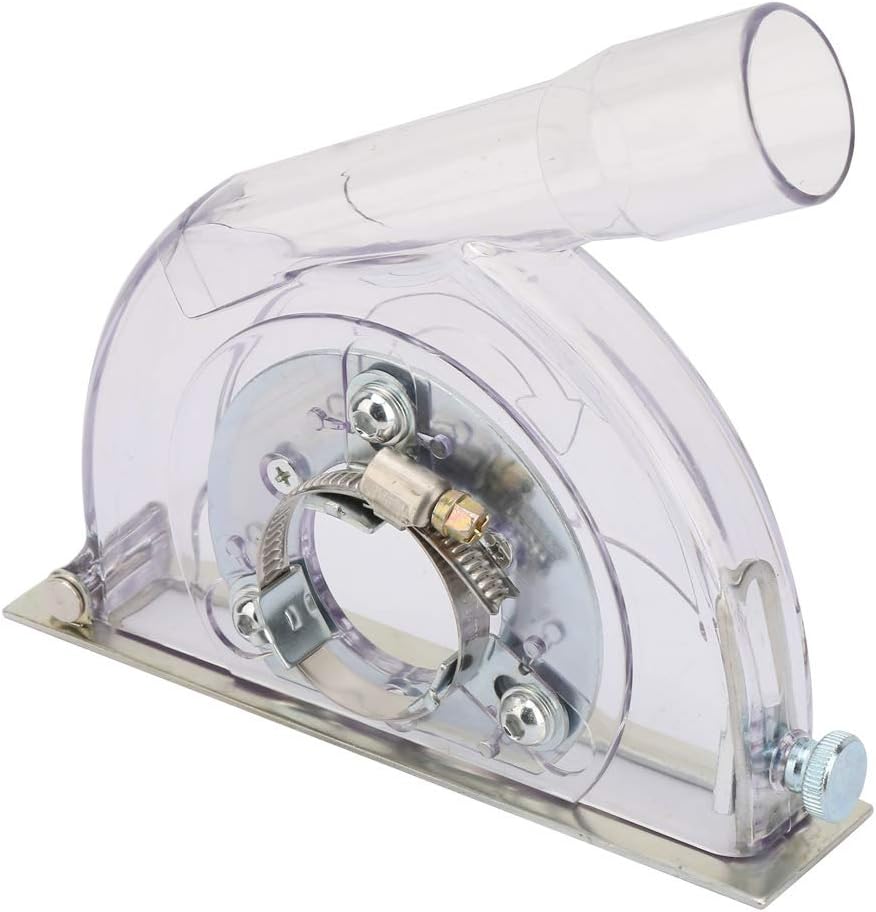 Dust Shroud for Angle Grinder, Dust Extraction Cutting Dust Cover Guard Grinding Shroud for 100/125/150mm Angle Grinder & 115/125mm Saw Disc