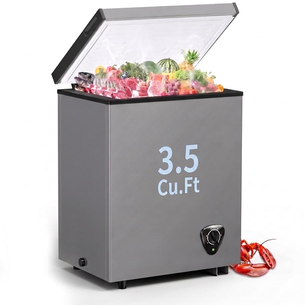 LifePlus Chest Freezer 3.5 Cu.Ft