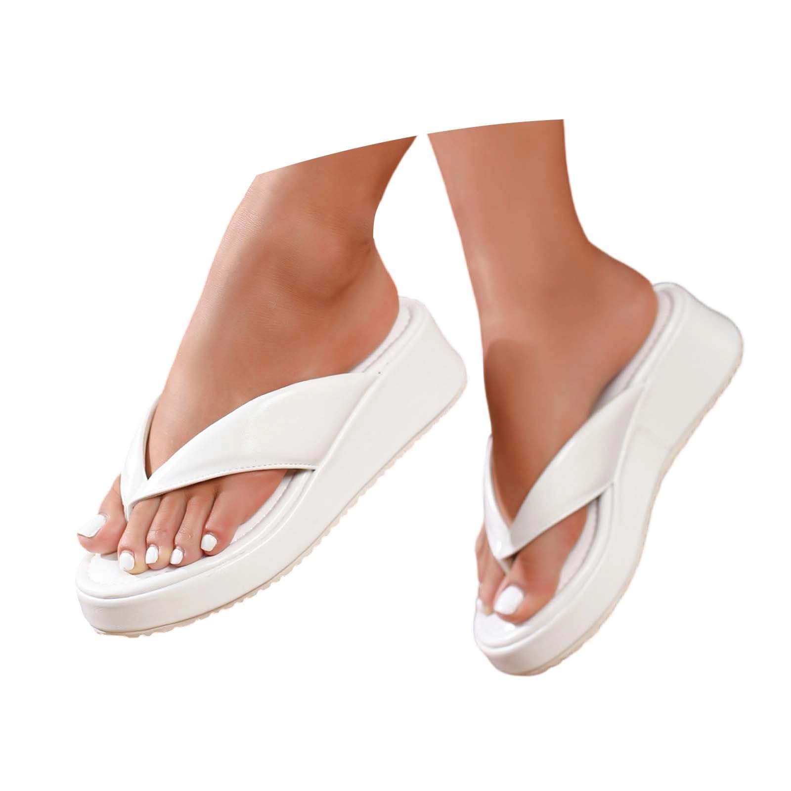 Generico Ciabatte Mare Donna Piscina Ragazza Infradito Ciabattine Estive Aperte Donne Ragazzo Da Casa Gomma Ciabatta Eleganti Sandalo Plastica Scarpe In Sandali Per Bianche 38