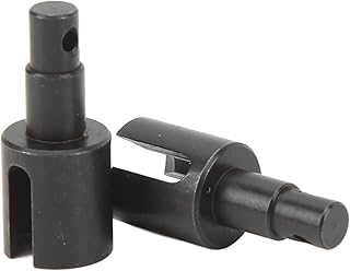 Oumefar 2pcs RC Diff Outdrive, Steel Center Outdrive Set Stable Performanc RC Front Diff Drive Cup for Losi Baja Rey 1/10 RC Car Upgrade Part RC Car/Truck Replacement Parts(Black)