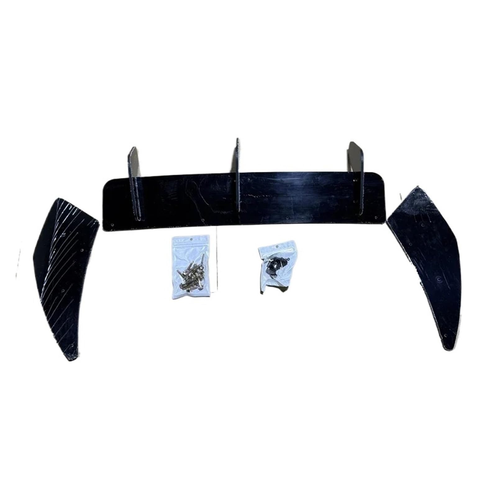 Protector labio de parachoques trasero para Golf 7 MK7 R negro anti-roces 5