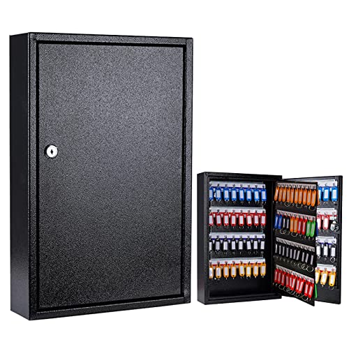 Snapklik.com : Furnishh Key Lock Box Wall Mount 160 Position Metal ...