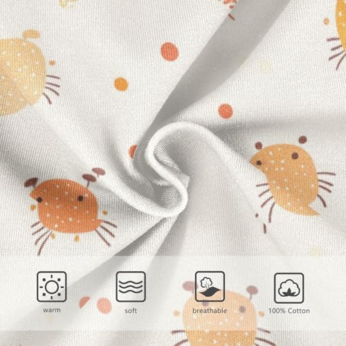 Wusikd Cute Hermit Crabs Boys' Underwear Cotton Boys Briefs Soft Toddler Underwear 2T3