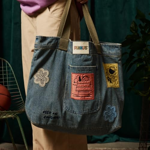 Bolso Tote para Mujer Samii Ryan con diseño Snoopy Denim miniatura 2