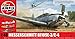 Airfix Quickbuild Messerschmitt Bf109E-4 / E-1 1:48 Military Aviation Plastic Model Kit A05120B, Multicolor