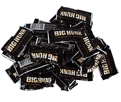 Big Hunk Candy Bars - Annabelle Candy - Black Candy - Mini Nougat Taffy Bar Bulk 2Lb (Appx. 70 Bars) Party Bag Family Size #TOP2