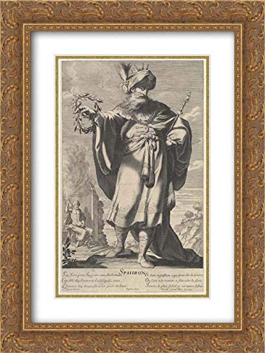Abraham Bosse - 18x24 Gold Ornate Frame and Double Matted Museum Art Print - Sphiron