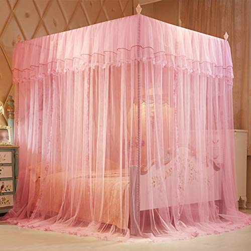 sillervan mosquiteiro para cama meninos e meninas - tela quadrada renda para crianças, decoração ber