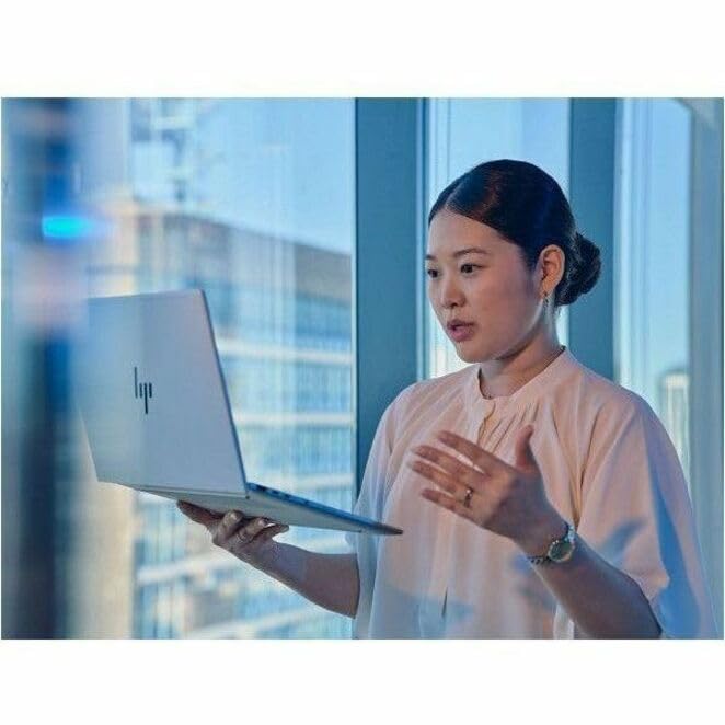 Image of HP EliteBook 8 G1a 14 inch Touchscreen Copilot+ PC Notebook - WUXGA - 60 Hz - AMD Ryzen 5 PRO 230-16 GB - 512 GB SSD - English Keyboard - Glacier Silver - AMD Chip - 1920 x 1200 - Windows 11 Pro - Radeo