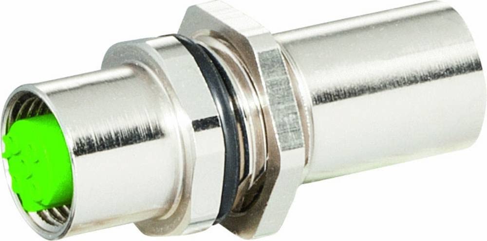 M12 Control Cabinet Feed-Through Female/Female D-cod. Automation Accessories