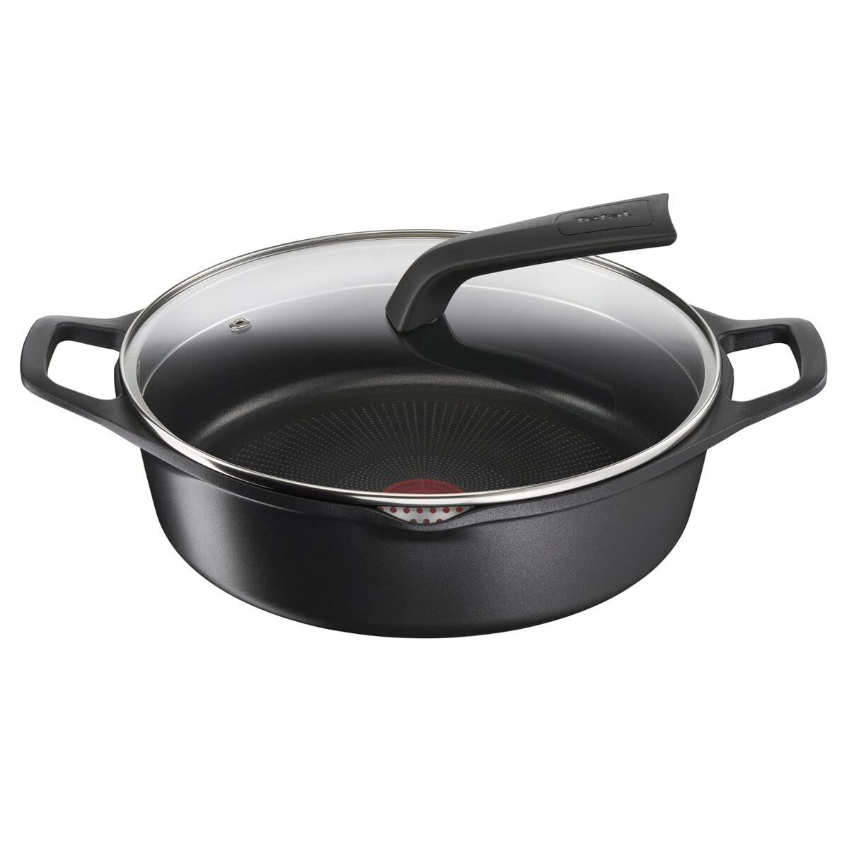Tefal E2497244, sauteuse antiadhésive, aluminium titane, 28 cm