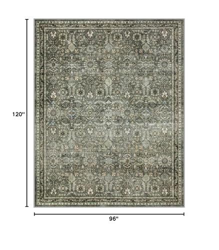 Lahome Mirae Green tapete 8x10 para sala miniatura 2