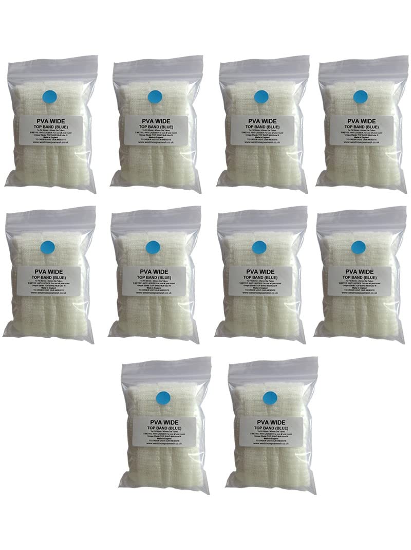 WESTMORE 38mm Wide PVA MESH 10 X 5m Refills Total 50 Metres Carp Fishing Kit Bait BAGS Total Fast Dissolve