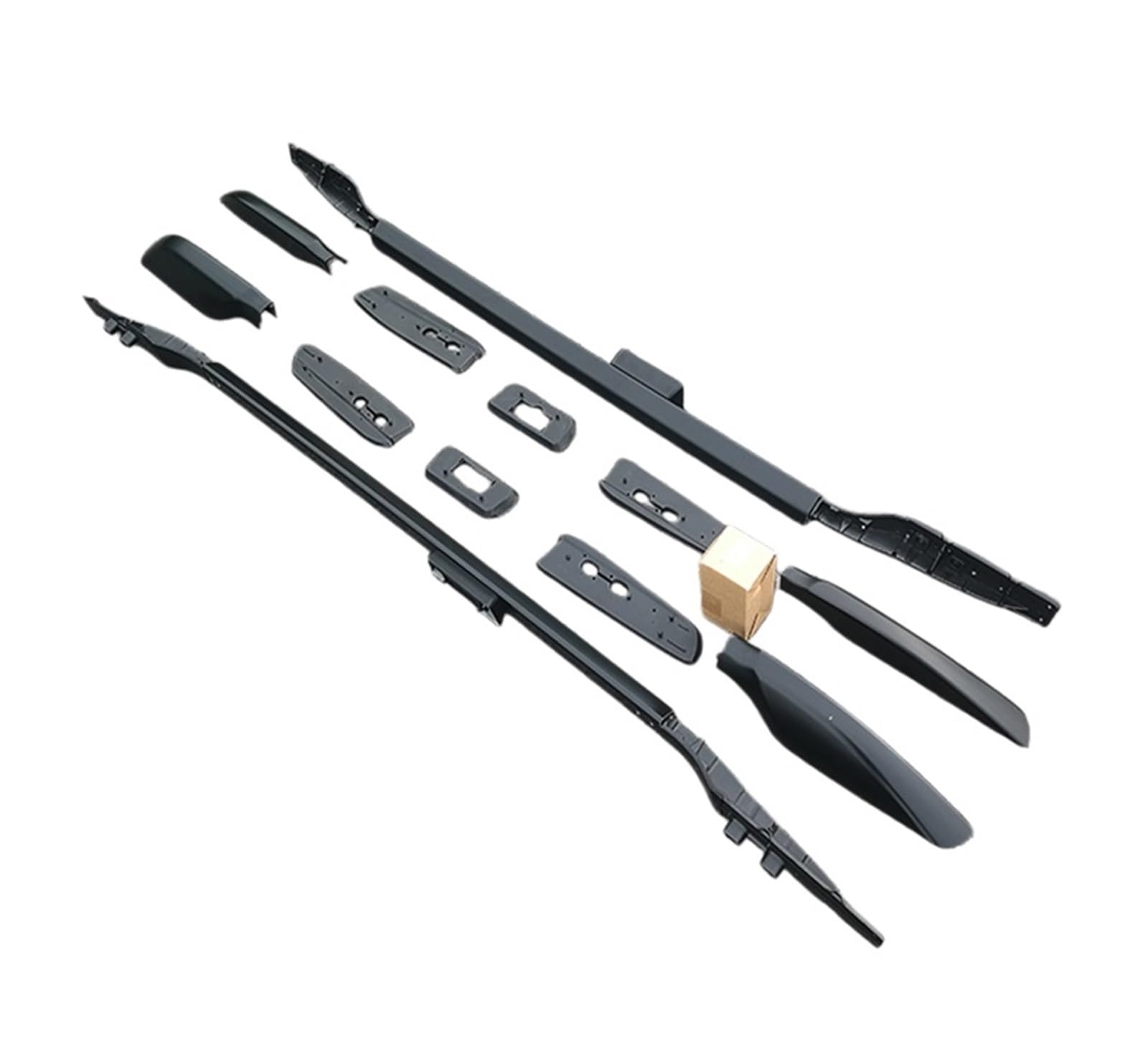 Barres de toit Land Cruiser Prado 120 transversales supérieures pour boîtes rail - 8
