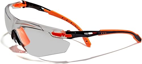 Miniatura 2 de Gafas de seguridad OPTIFENSE VS3 antivaho, premium TRANSPARENTESTINTADAS, ANSI Z87+ (Haga clic para la opción de marcolente)