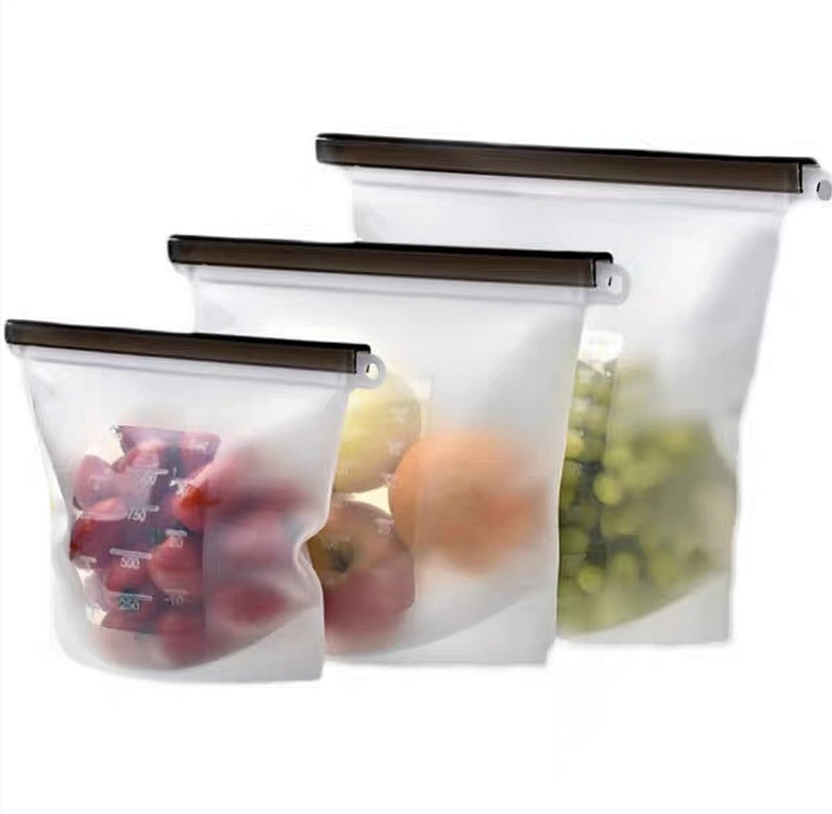 Amazon｜シリコン バッグ 食品保存容器 500-4000MLなシリコン食品保存