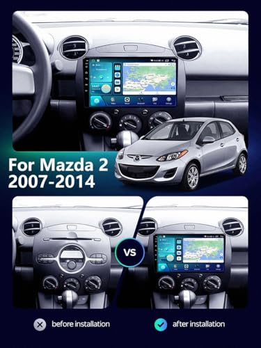 Radio coche Bluetooth con Mirror Link para viajar en tu Mazda 2 2
