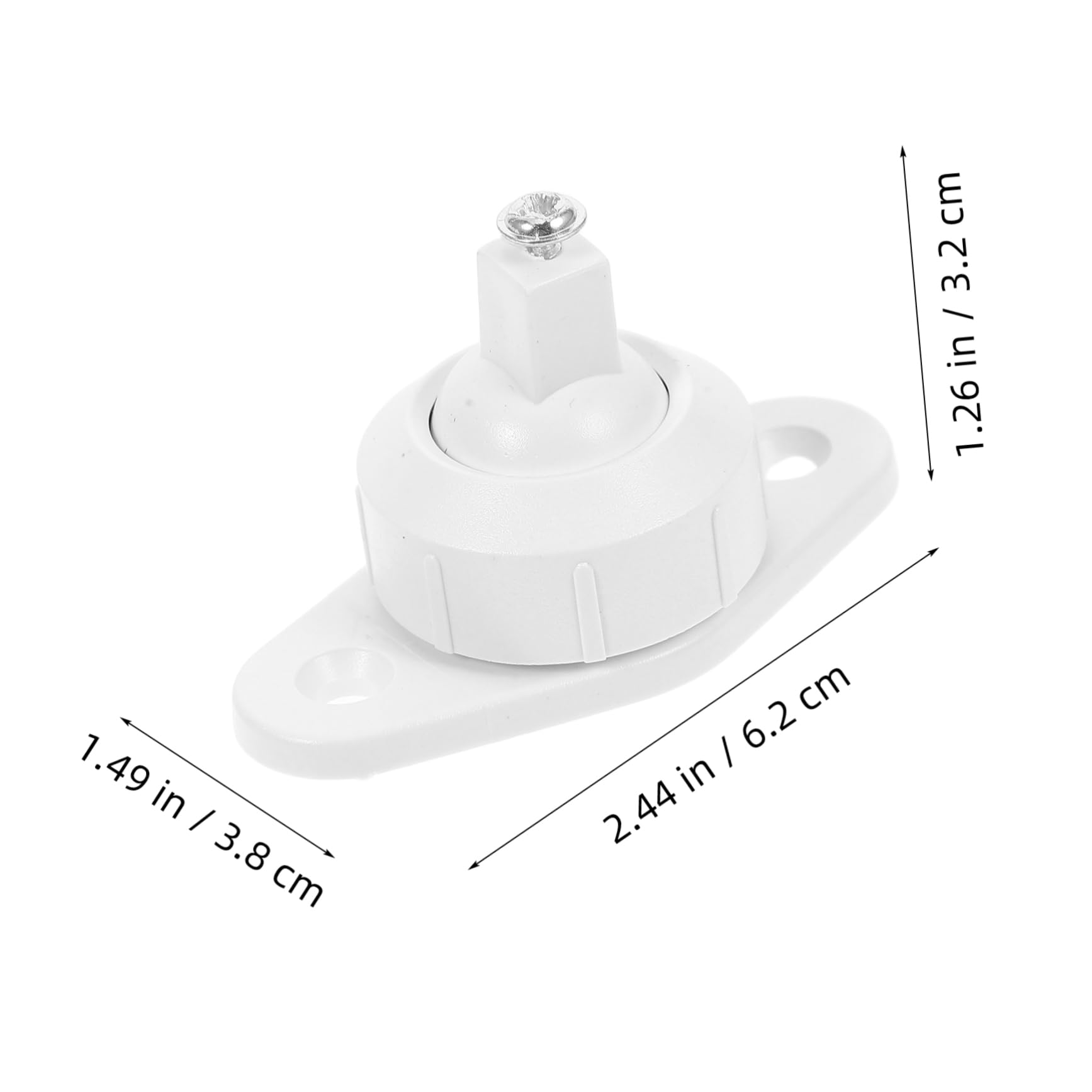 SEWACC 10pcs Universal Bracket Sensor Wall Mount Mini Alarm Detector Bracket Mount for Alarm Detector Alarm Holder Alarm Wall Mount Bracket Sensor Stand White Metal