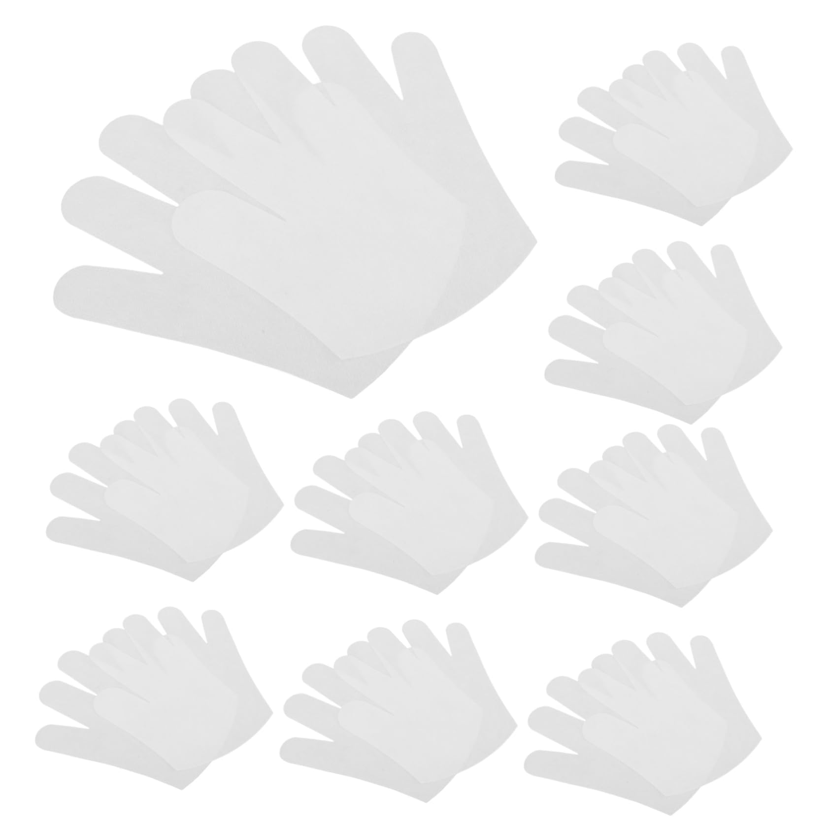 IWOWHERO 50 Non-Woven Fabric Gloves for Dry Hands Overnight Moisturizing Women's Lotion Glove Set Skin Repair