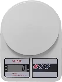 Balança de Cozinha Digital Alta Precisão 10kg SF400 Para Dieta Fitness Nutrição Alimentos