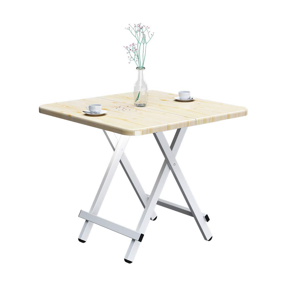 Foldable Table, Portable Camping Table, Indoor Household Dining Table Folding Table, Outdoor Leisure and Convenient Picnic Table