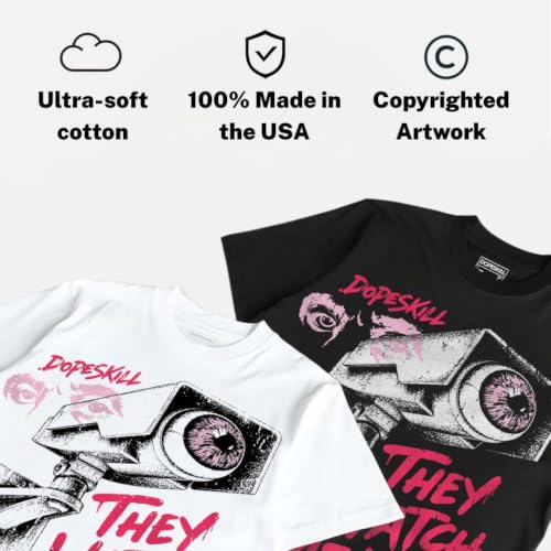 Image of DopeSkill Graphic Tee Streetwear Hip Hop Hypebeast Unisex T-Shirt Sneaker Colour Matching Shirts Rapper Mouth