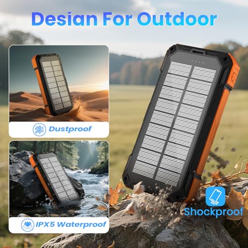 Solar Power Bank 49800mAh Cargador Portátil Inalámbrico miniatura 4