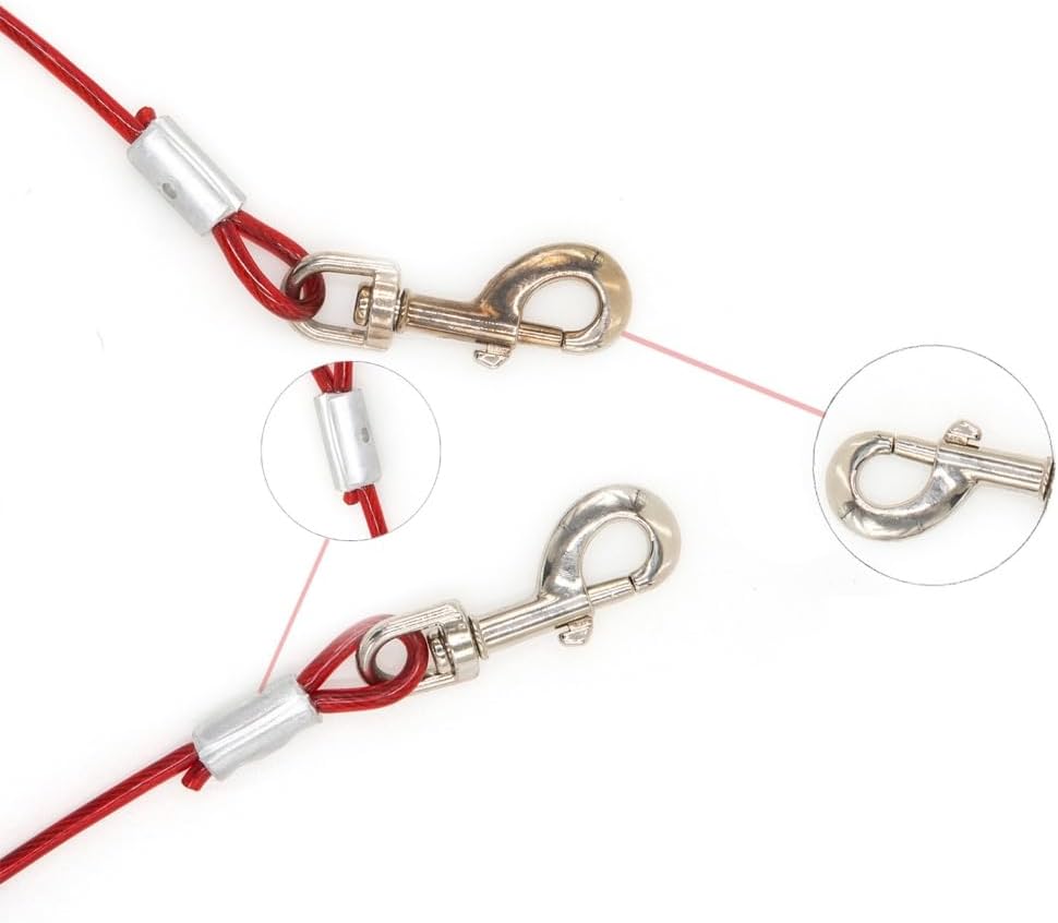 Pet Leashes Chain Leads Pet Dogs Chain Tractions Rope Leads Control Leashes