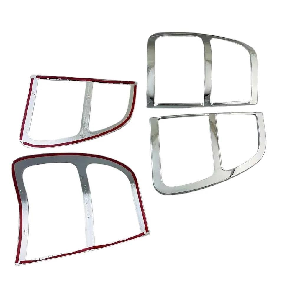 Cubierta de luz trasera Cubiertas Cromadas Plateadas Para Faros Traseros Para Lexus Para LX470 1997-2007 Accesorios Decorativos Para Coche Cubierta luz trasera