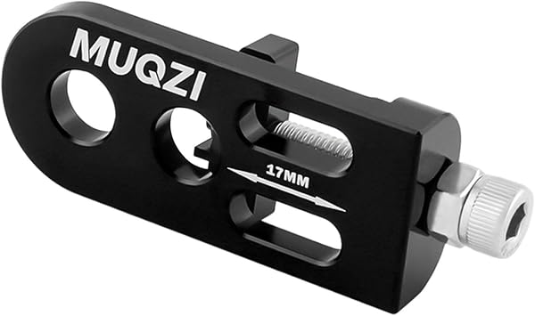 Universal Bike Chain Tensioner for Single Speed Bicycles, Black