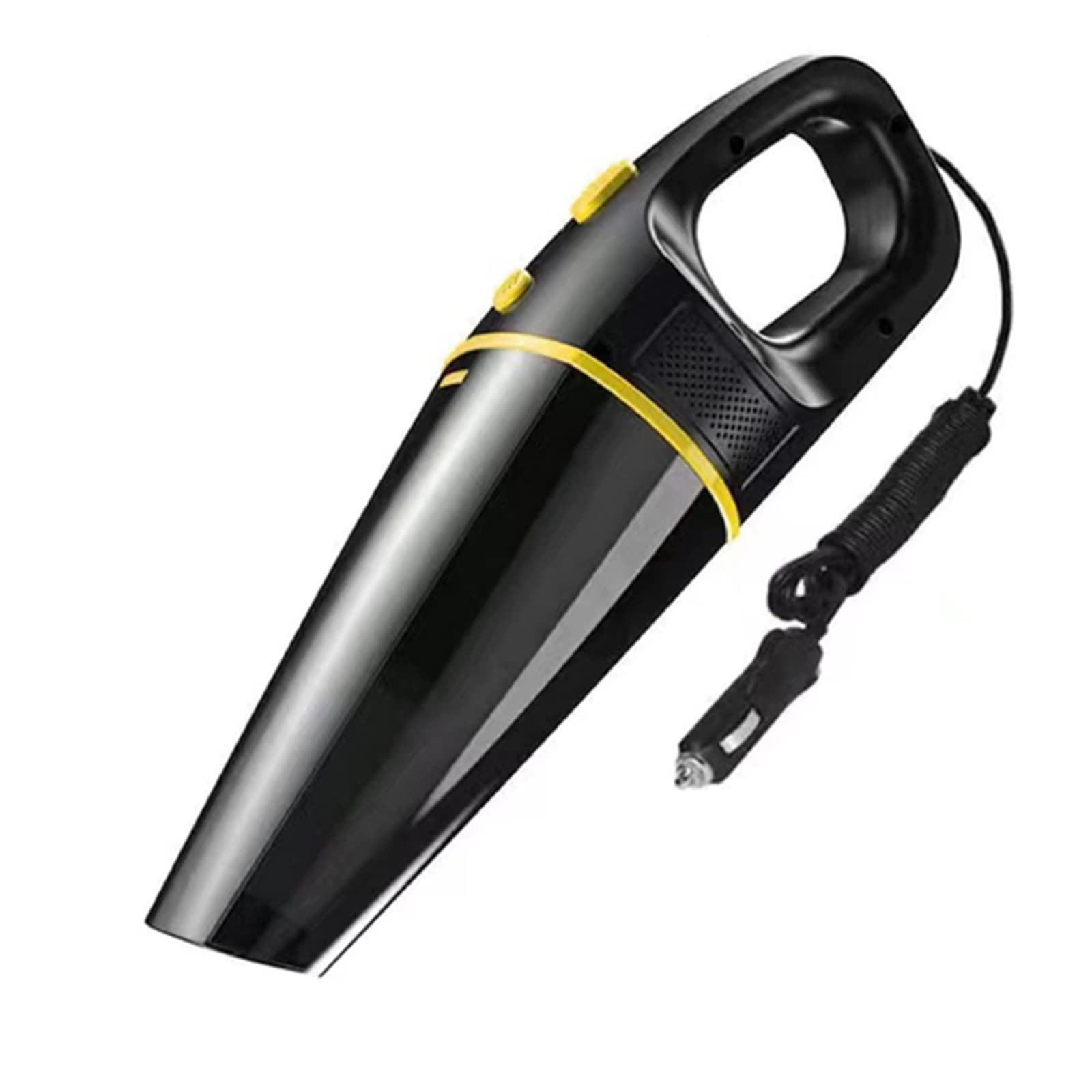 Aspirateur de voiture sans fil rechargeable jaune pour un nettoyage quotidien efficace