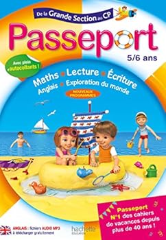 Paperback Passeport De la grande section au CP 5/6 ans [French] Book