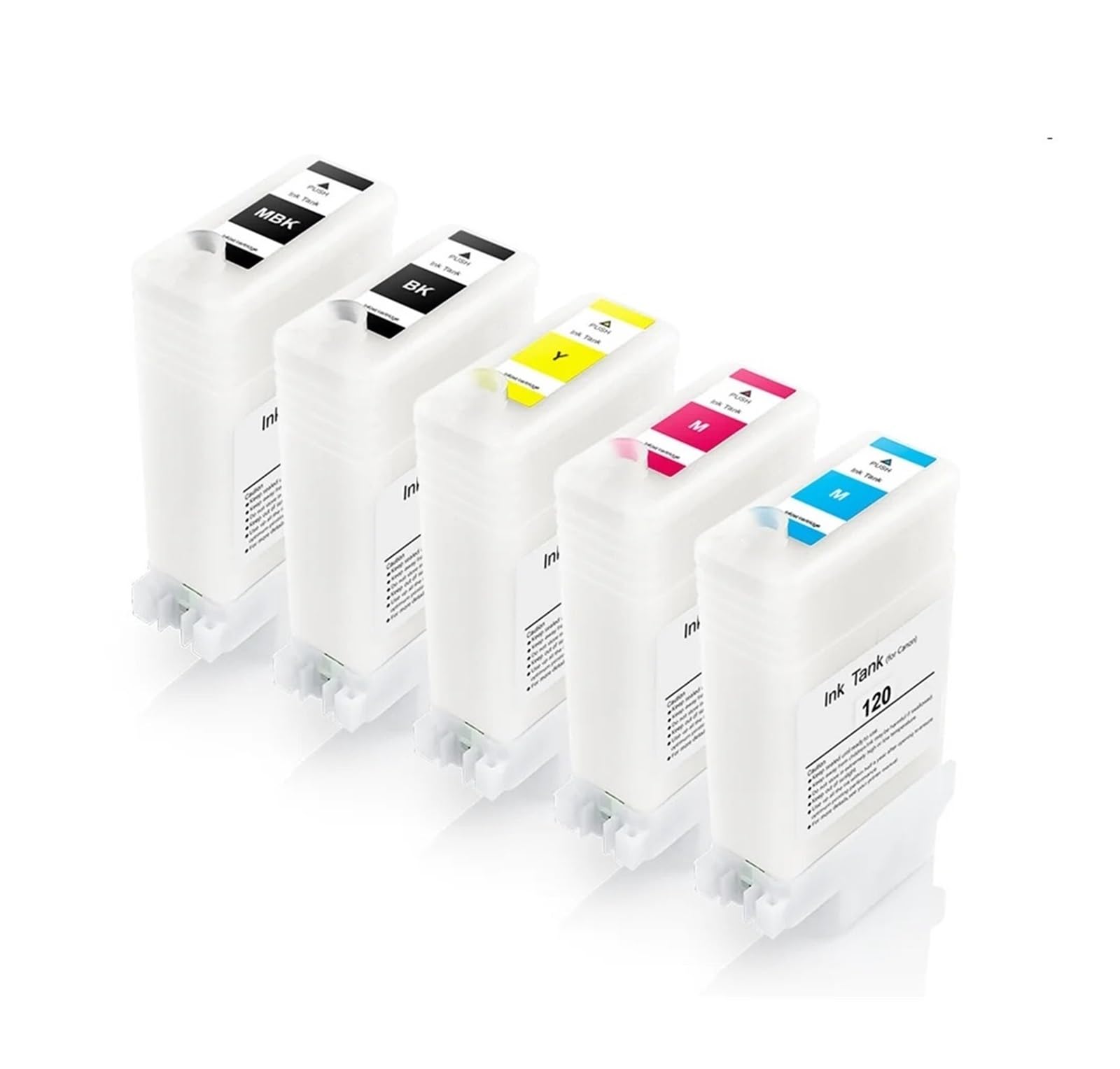 5pcs Cartucho Recargable PFI-120 Compatible con Canon TM300