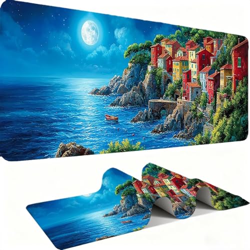 Tapis de souris gamer lavable et antidérapant pour PC et ordinateur